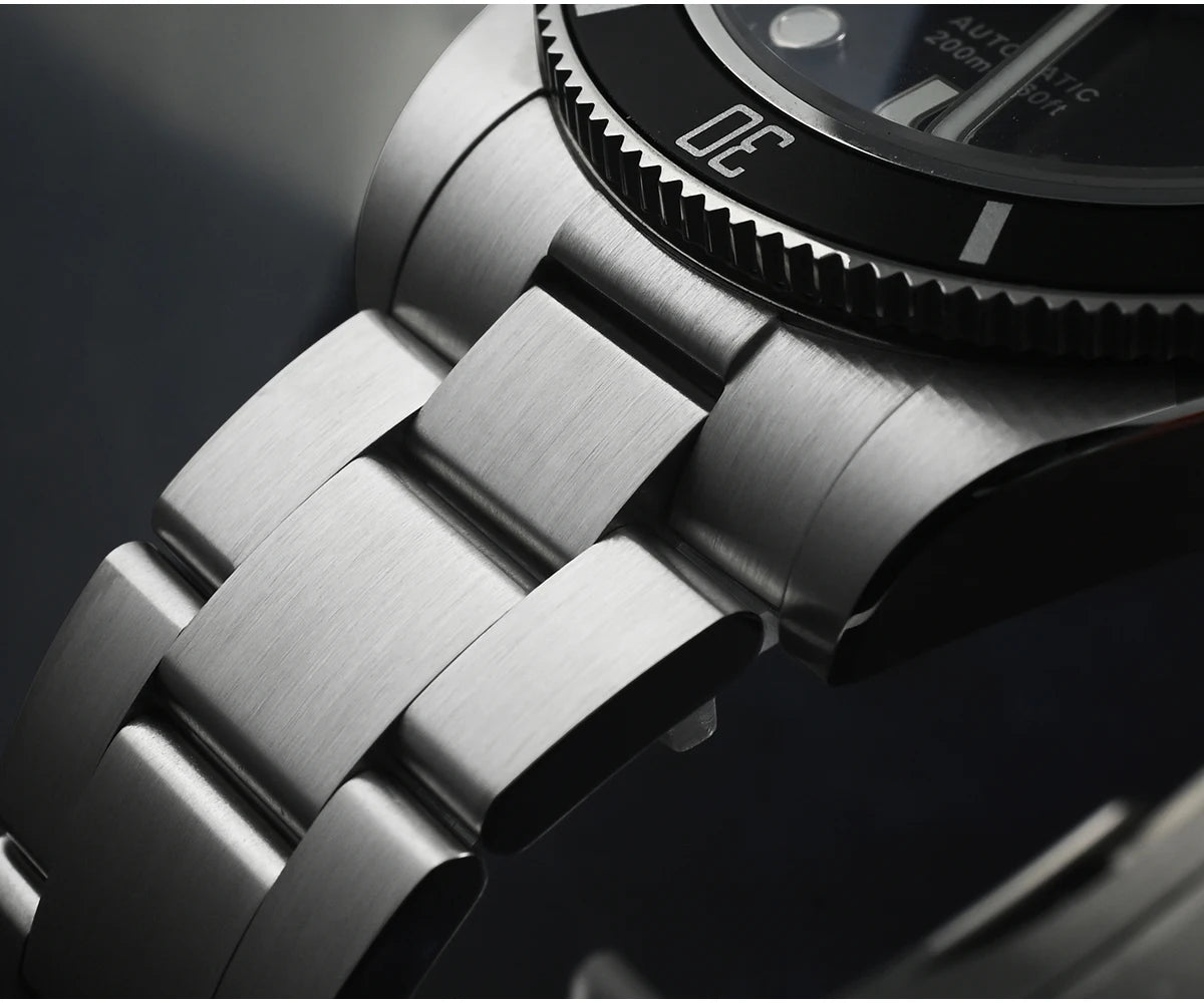San Martin 40mm Aluminum Bezel NH35 BB58 Automatic Watches For Men Dive Wristwatch 20ATM Sapphire Luminous Reloj SN0008D