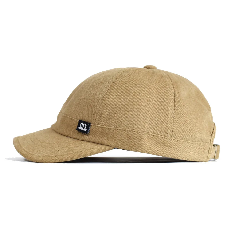 Czapka baseballowa w stylu vintage z krótkim daszkiem, bawełniana, męska i damska, miękka czapka typu „dad hat”, regulowana, w stylu trucker, czapki o niskim profilu