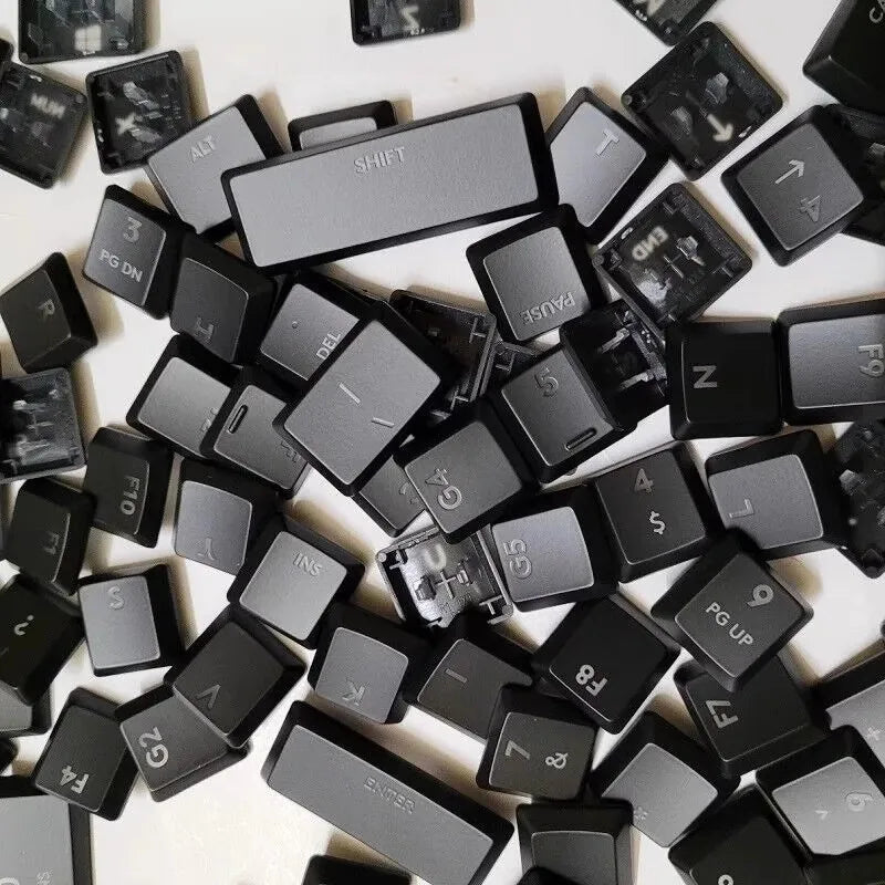G915 913 TKL G815 G813 strukturierte, rutschfeste, transparente, hintergrundbeleuchtete Tastenkappe, geeignet für Logitech mechanische Tastaturen