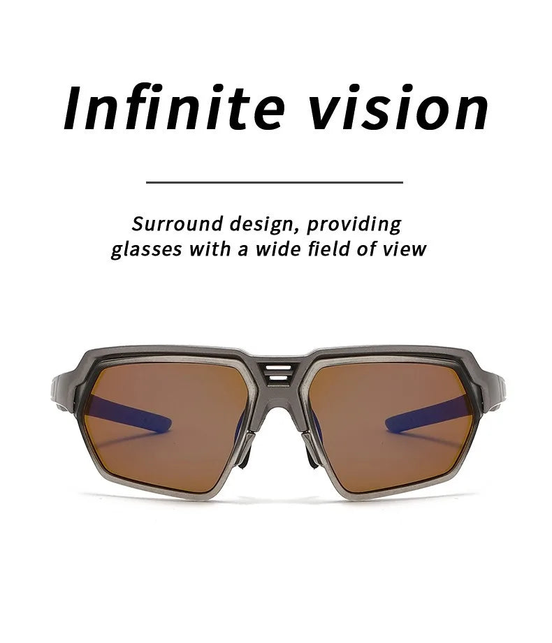 OKUMA New outdoor fishing fishing glasses for UV400 polarization to find fish, suitable for cycling, hiking and mountaineering.