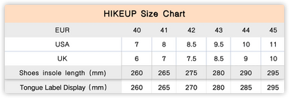 HIKEUP Hiking Shoes Mens Winter Climbing Trekking Sneakers for Men Leather Breathable Outdoor Anti-skid Sports Work Man Shoes