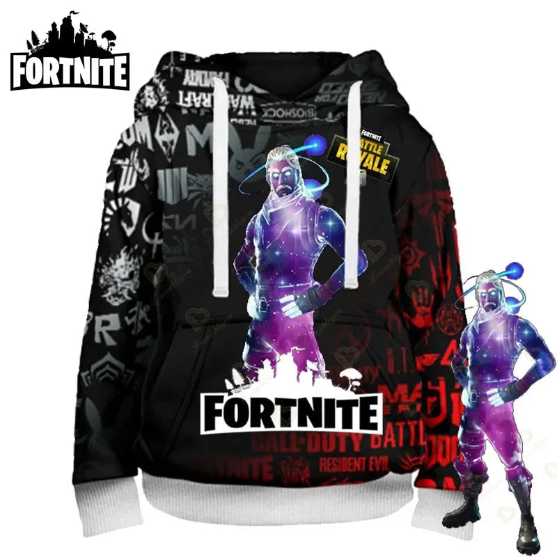 Fortnite Fans Hoodie 3D Battle Royale Print Cosplay Victory Printed Hoodies Men Women Children Hooded Streetwear Sweatshirts