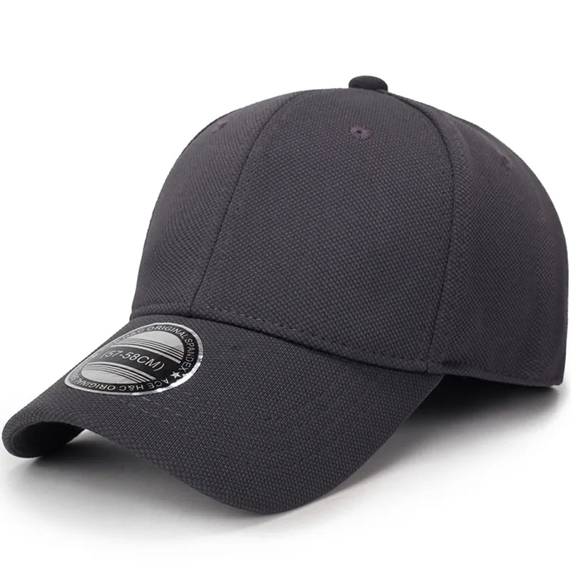 Brand Oohmy Back Closed Baseball Cap for Small Head Lady Man Blank Hiphop Snapback Hat Fitted Flat Caps 58cm to 60cm