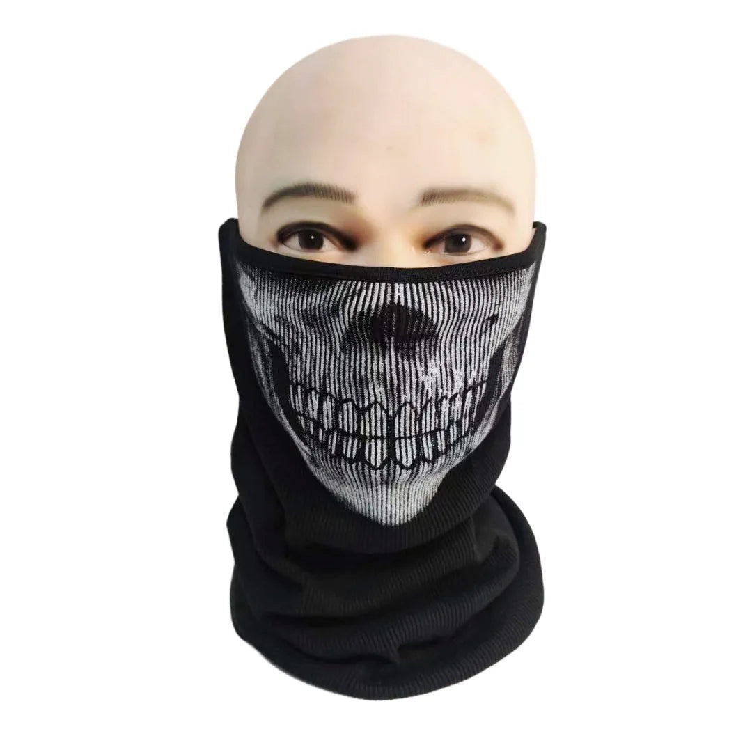 Unisex Ghost Print Skull Motorcycle Face Mask War Game Call Of Duty MWII 2022 COD Ghost Simon Riley Balaclava Mask For Adult