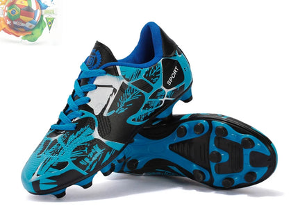 Chaussures de football pour hommes et enfants, crampons, ultra-légères, antidérapantes, pour terrain gazonné, chaussures de football professionnelles pour adultes, chaussures d'entraînement pour garçons, livraison direc