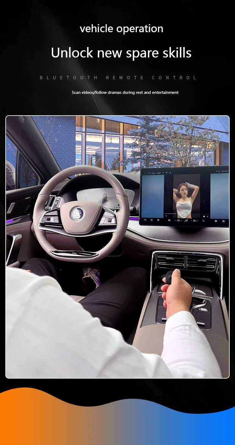 New Trackball Finger Ring Mouse 2.4G+Bluetooth Wireless Remote Control Mice For Short Video/PPT Speech/In-Vehicle Display Screen