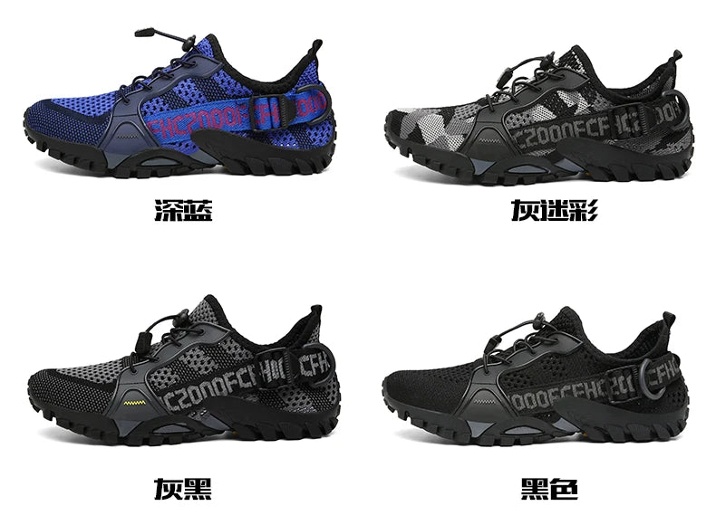 New men's outdoor leisure hiking shoes women's beach shoes wading shoes couples quick-drying rock climbing sneakers size 36-47