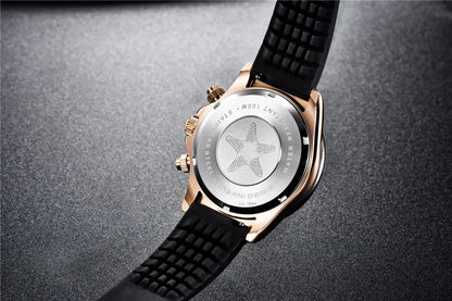 Nuevo original PAGANI DESIGN PD-1664 reloj de pulsera de lujo para hombre con movimiento de cuarzo japonés VK63, cristal de zafiro, cronógrafo impermeable dorado