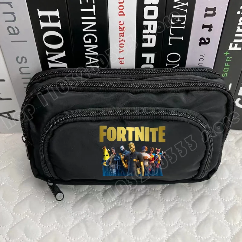 Astuccio portapenne Fortnite con motivo creativo del gioco, borsa contenitore Harajuku per ragazzi e ragazze, articoli per il ritorno a scuola, regali di compleanno e per feste