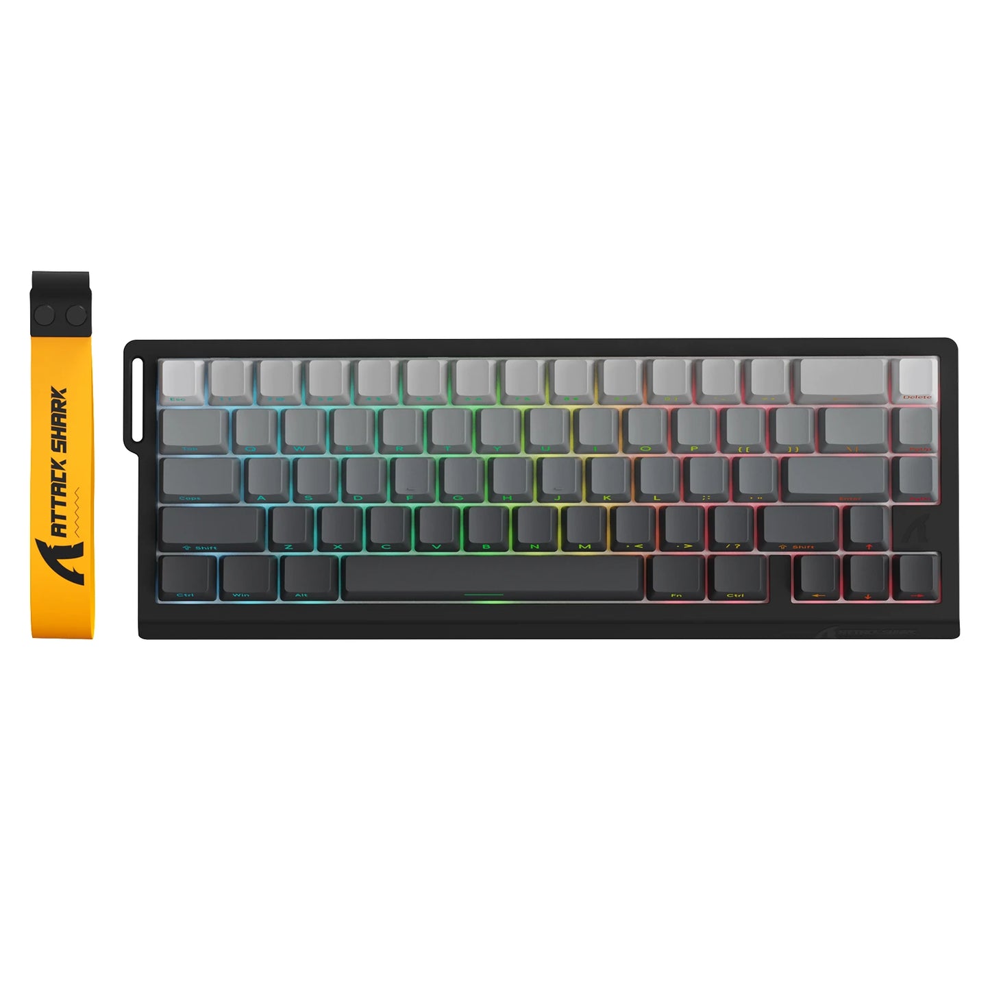 ATTACK SHARK X68PRO HE 60% Wireless Rapid Trigger Gaming Keyboard,Adjustable Actuation,8K,Hall Effect Magnetic Switch,Tri-mode