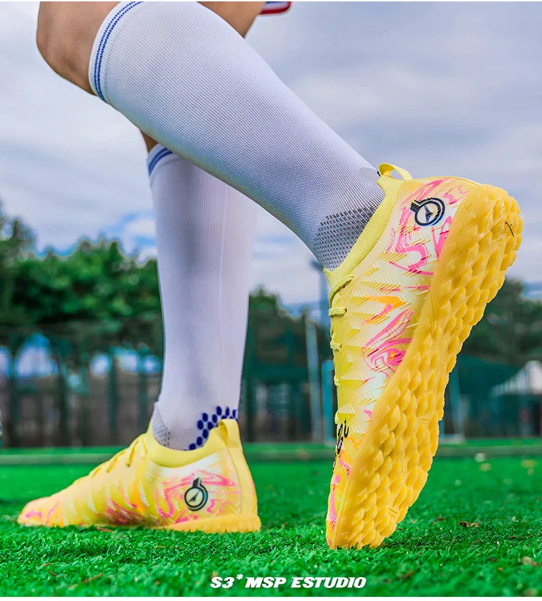 Professionelle Fußball-Sneaker für Herren und Damen, hochwertige modische Fußballschuhe für Herren, große Größe 46, Futsal-Schuhe, Herren-Trainer
