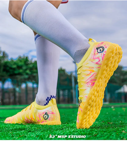 Professionelle Fußball-Sneaker für Herren und Damen, hochwertige modische Fußballschuhe für Herren, große Größe 46, Futsal-Schuhe, Herren-Trainer