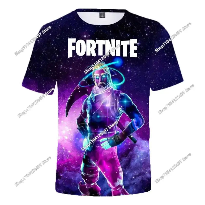 Christmas Fortnite 3D T-shirt Tees Battle Royale Streetwear Kids Victory Game Men and Women Harajuku T Shirt Teen Clothes
