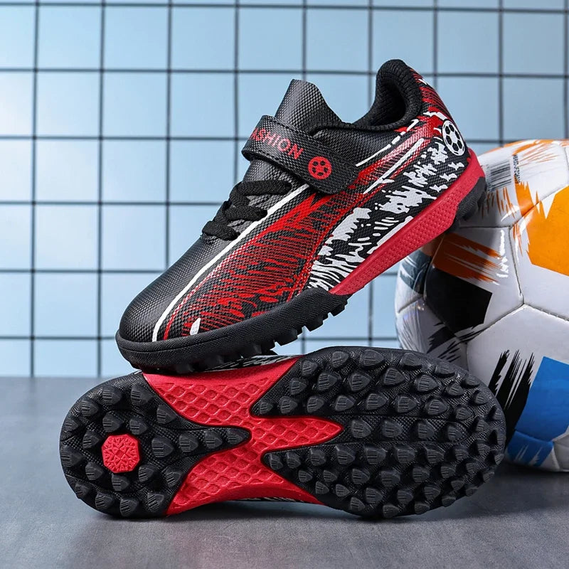 Chaussures de football pour hommes, légères, antidérapantes, crampons de football TF, chaussures de sport pour garçons, chaussures de terrain synthétique, chaussures de futsal pour l'extérieur, chaussures de sport.
