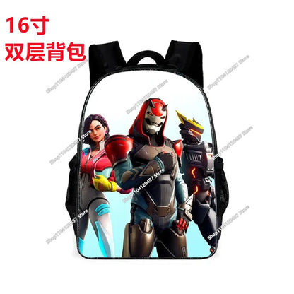 Fortnite School Bags Boys Girls Backpacks Large-capacity Knapsack High-quality Bookbags Fortnite Figure Laptop Bag Gift
