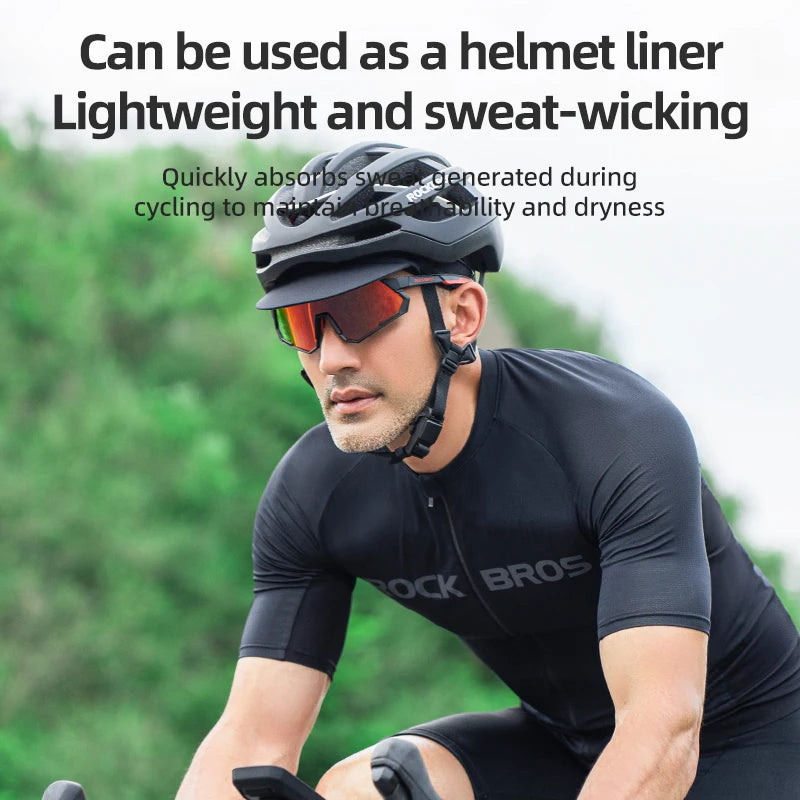 Casquette de cyclisme d'été ROCKBROS avec visière, protection solaire, respirante et à séchage rapide – Casquette de cyclisme pour les sports de plein air, la pêche et le cyclisme