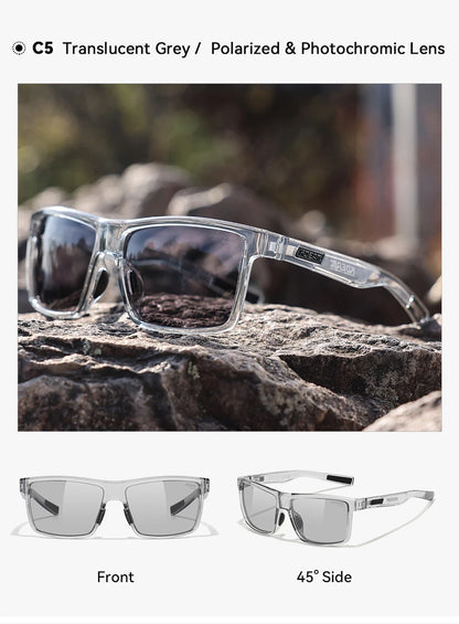 KDEAM Oversized Men's Sunglasses Polarized TR90 Big Size Sun Glasses Width 160mm Protective Case Included KD0737 MAX
