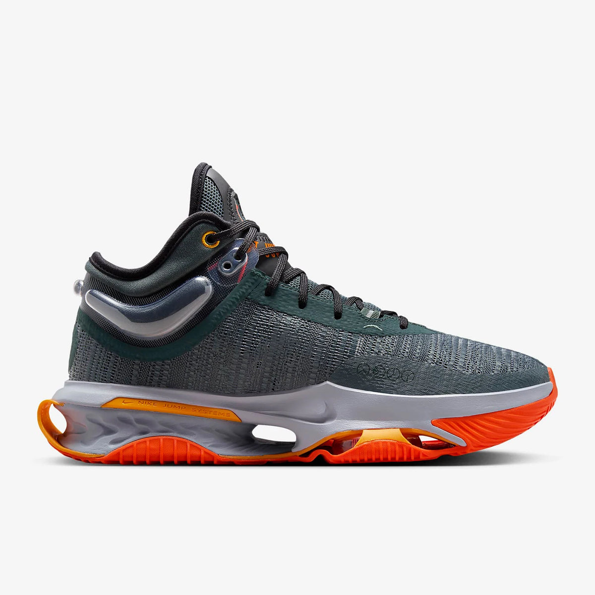 Nike Officielle, ægte, nye forårsmodeller af stødabsorberende, åndbare, lave basketballsko til mænd DJ9432-301