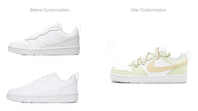 Prilagođene tenisice Nike Court Borough Green Grape Soda Fresh Sweet Cute ženske skejterske cipele
