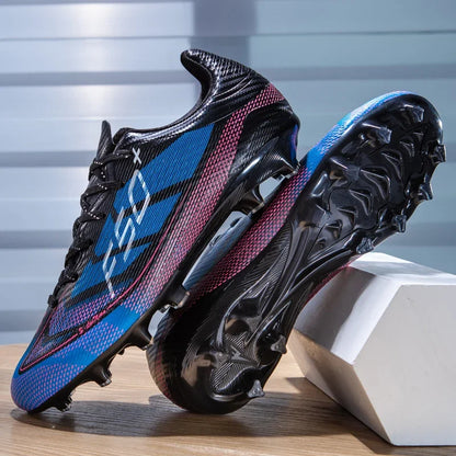 Nouvelles chaussures de football pour hommes, chaussures de soccer pour terrain en herbe, chaussures d'entraînement, chaussures de sport ultralégères, chaussures de match professionnelles, baskets antidérapantes unisexes.