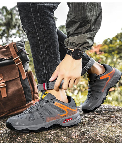 New Outdoor Men's Shoes Men's Anti-Slip Mountaineering Shoes Travel Hiking Adventure Footwear Fashionable Casual Sneakers