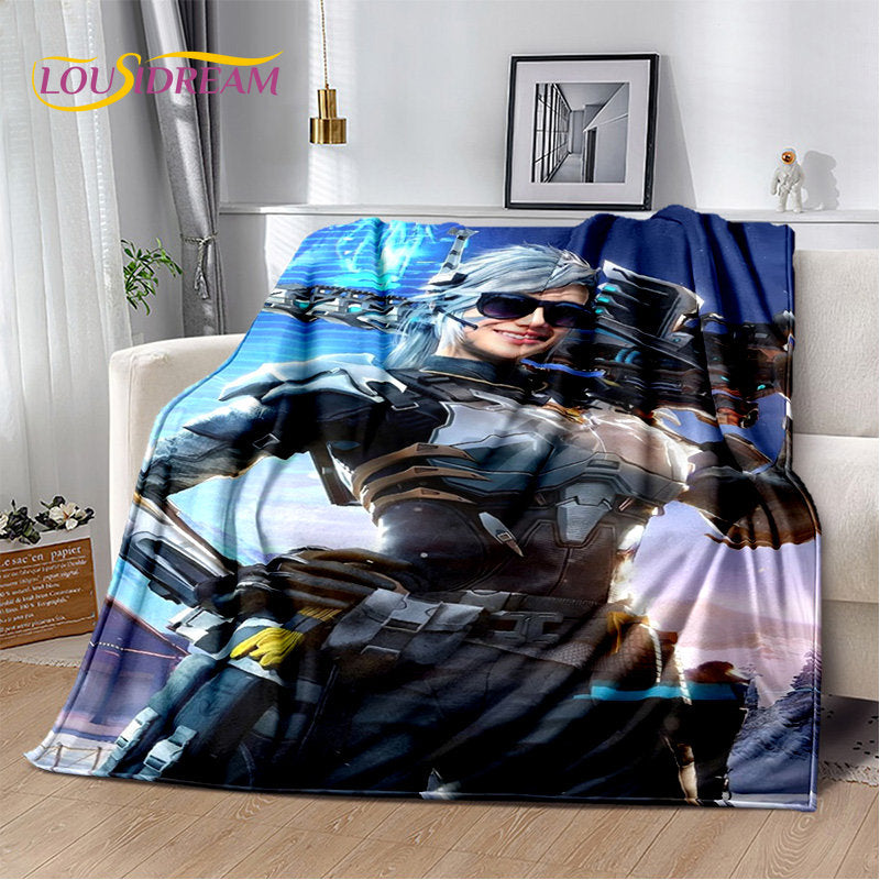 3D COD,Call of Duty Game Gamer Soft Plush Blanket,Flannel Blanket Throw Blanket for Living Room Bedroom Beds Sofa Office Cover