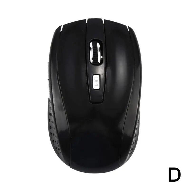 Ratón inalámbrico óptico 2.4GHz con receptor USB para gaming, 6 botones, para ordenador PC, portátil y accesorios
