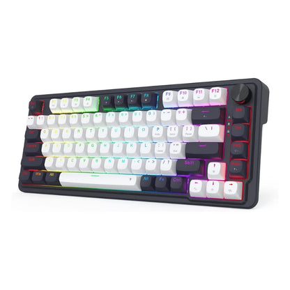 Redragon K673 HE Rapid Trigger Gaming Keyboard, 81 Keys 8K Wired Mechanical Keyboard w/Next-Gen UltraMag 100% POM Silky Magnetic