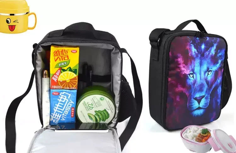 Beliebte Fortnite-Kinder-Isoliertasche mit großem Fassungsvermögen für Jungen und Mädchen, wiederverwendbare Thermo-Kühltasche für Schüler und Outdoor-Lunchbox