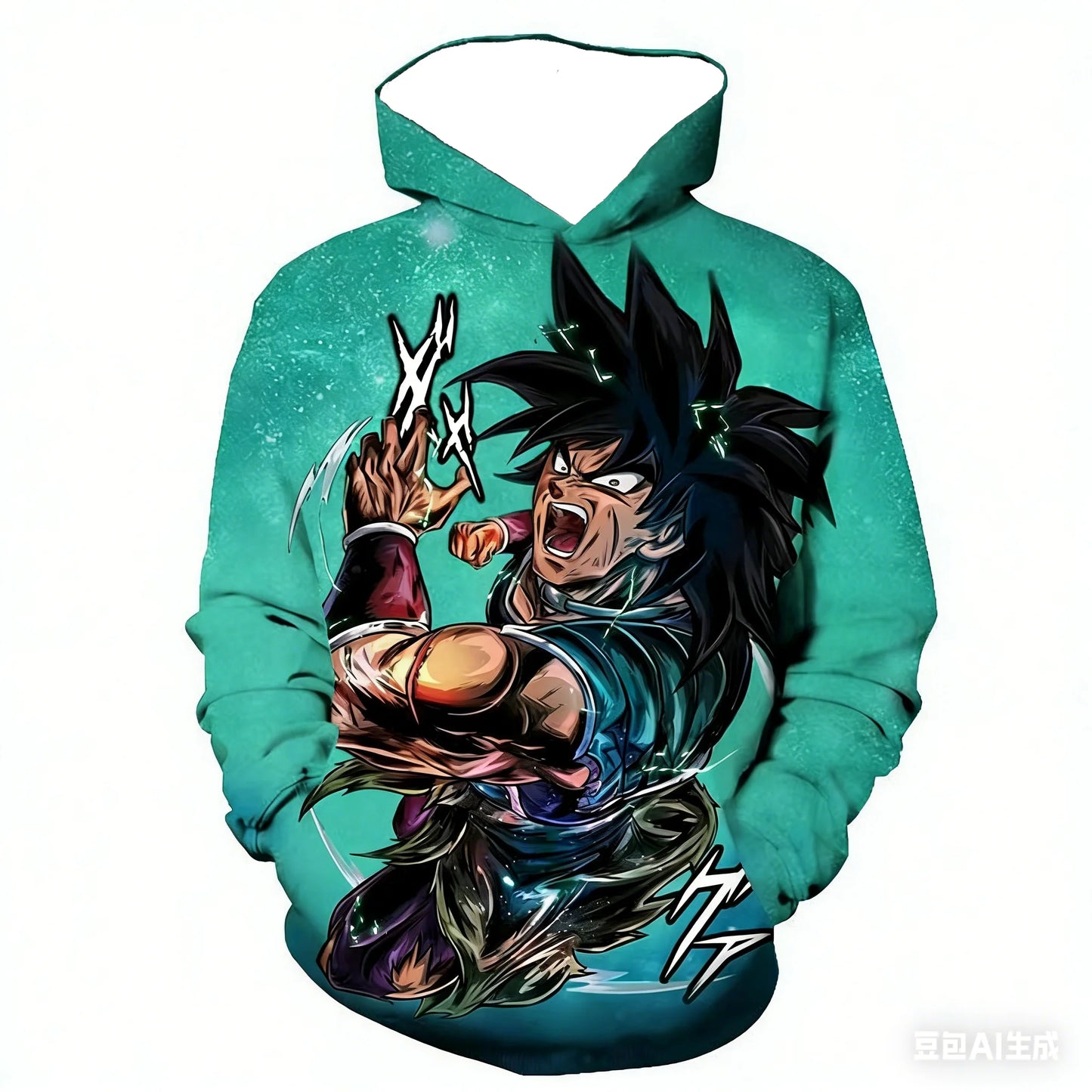 Sudadera con capucha 2025 de tendencia en oferta, estilo hip-hop, para niños y adultos, traje de combate Dragon Ball con estampado 3D, sudadera deportiva con capucha y parte superior de vestir
