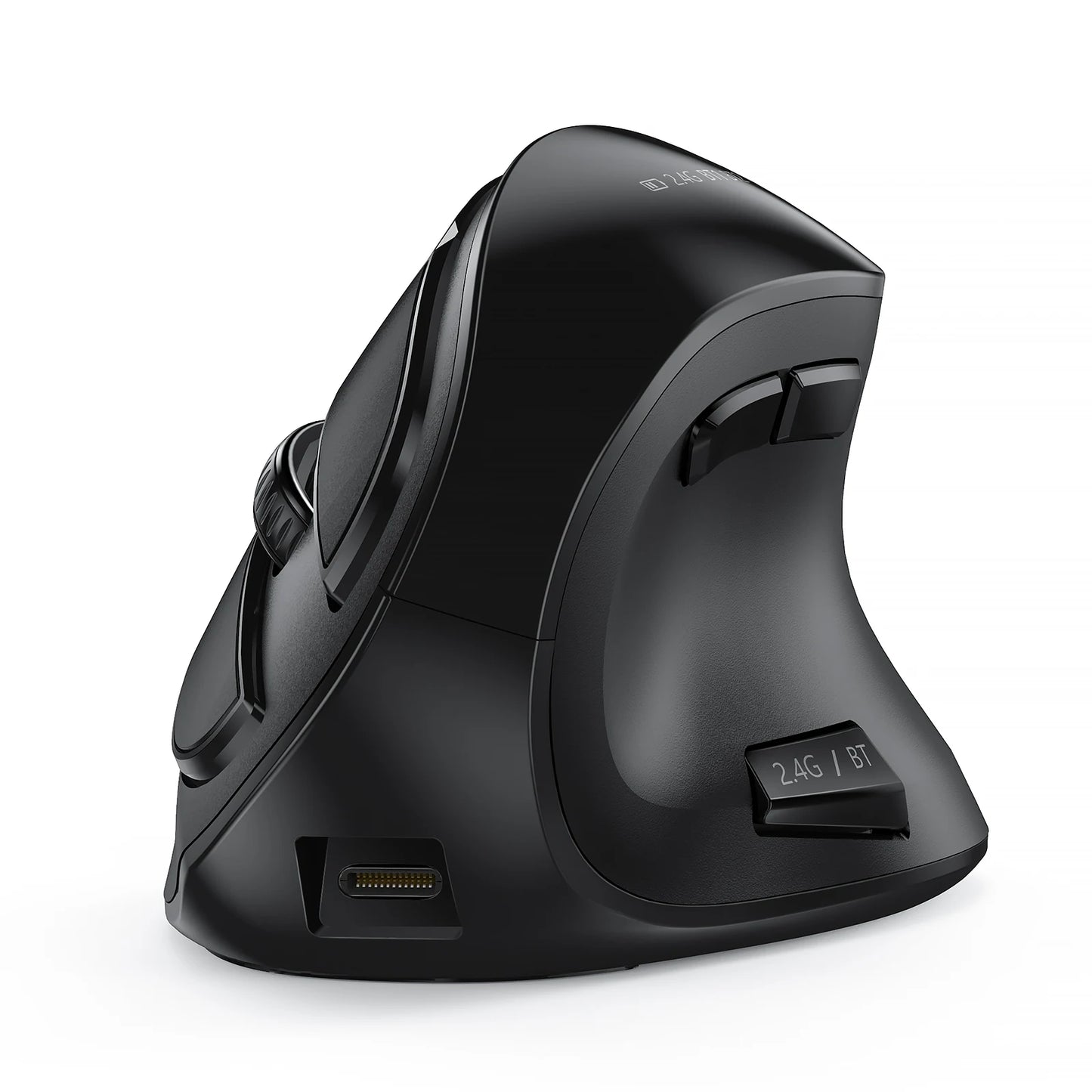 Seenda Vertical Wireless Mouse Bluetooth 5.0 3.0 Mouse for Tablet Laptop PC Mac iPad Rechargeable 2.4G USB Ergonomic gaming Mice