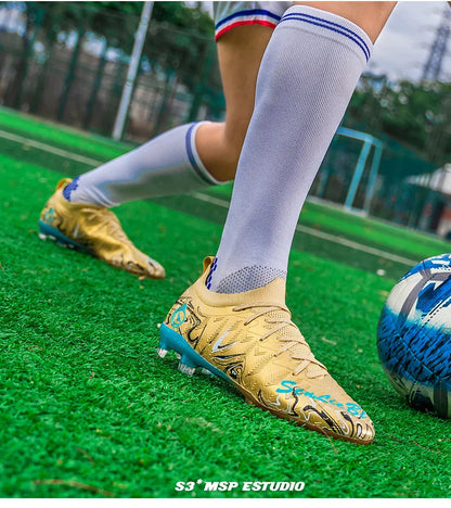 Professionelle Fußball-Sneaker für Herren und Damen, hochwertige modische Fußballschuhe für Herren, große Größe 46, Futsal-Schuhe, Herren-Trainer