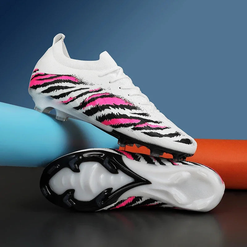 Neue Fußballschuhe für Herren, ultraleichte rutschfeste Outdoor-Sportschuhe für Erwachsene, Unisex-Fußballschuhe für Spiele, bequeme hochwertige Stollenschuhe für Rasen