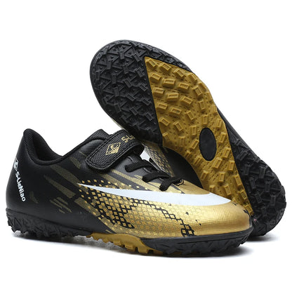 Stylish and Comfortable Boys' and Girls' Training Game Sneakers for Indoor and Outdoor Lawn, Youth Student Soccer Shoes Sizes 29-39