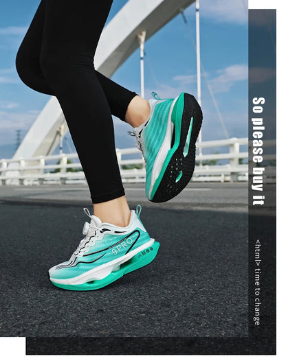 Zapatillas de running para hombre y mujer, transpirables, deportivas de competición, con amortiguación de carbono, ligeras, para jogging y entrenamiento masculino
