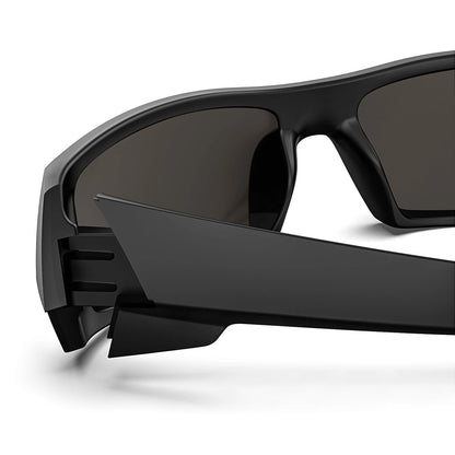 MAXJULI Z87 Polarized Sunglasses Men Wrap Around Sport Driving UV400 Retro Vintage Shield Safety Glasses 8231