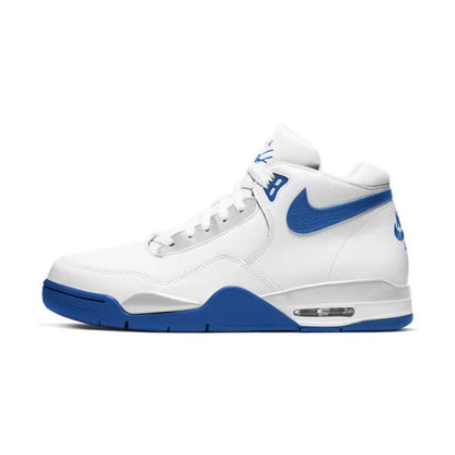 Buty do koszykówki Nike Flight Legacy Mid-Top w stylu retro o antypoślizgowej, wytrzymałej i amortyzowanej konstrukcji – model unisex BQ4212-103