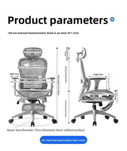 Multi-functional Chair Office Chair Computer Chair Recliner Chair Nap Ergonomic Chair Swivel Chair E-sports Chair