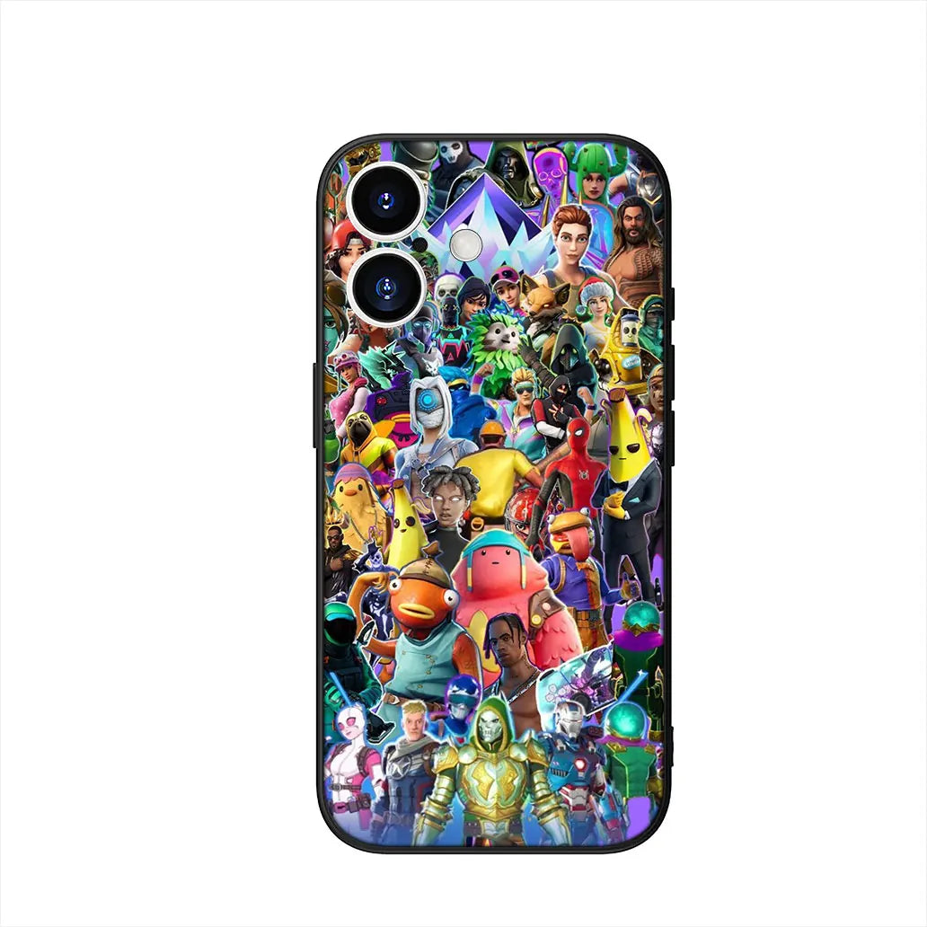 Game F-Fortnite Wallpaper Case for Samsung Galaxy A07 A13 A12 A23 A42 A50 A51 A52 A53 A70 A71 A72 A21S A04 Note 20 9 8 10 Cover