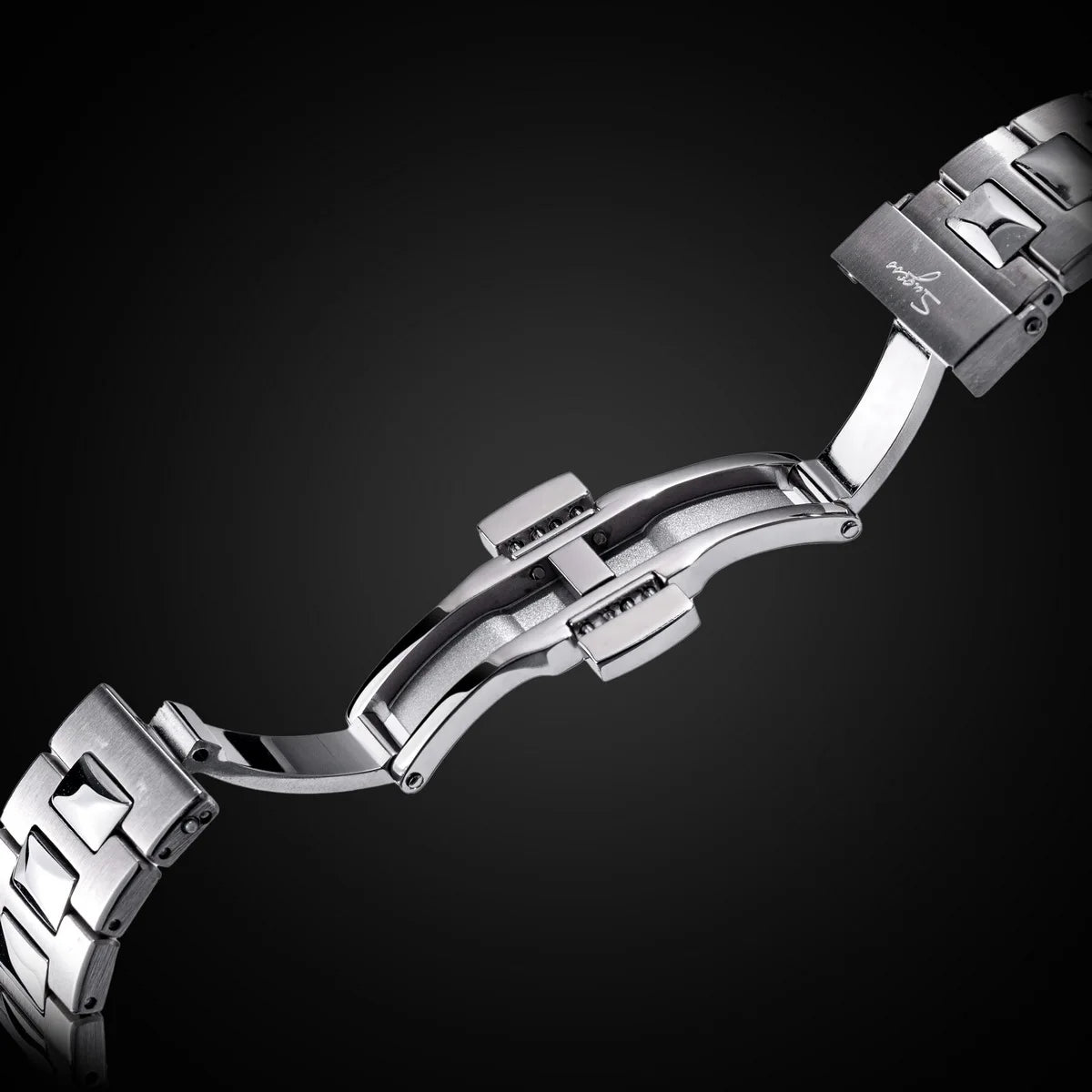 Orologio da uomo Sugess automatico meccanico da polso, movimento Miyota 9015, quadrante MOP, luminoso, impermeabile 5bar, bracciale di lusso S466