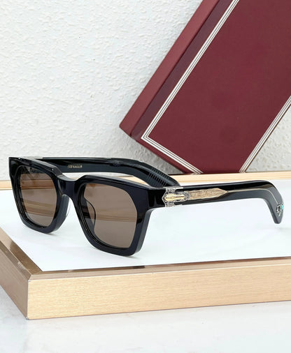 Sterett Luxury Sunglasses Acetate Frame Handmade Limited Edition Paddle Temples Premium Quality