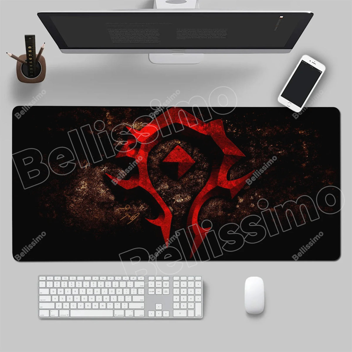 World Of Warcraft 90x40 suuri pelihiirimatto, pelipöydän alusta, Csgo-pelialusta, luonnonkumimatto, grande gamer XXL -tietokoneen hiirimatto