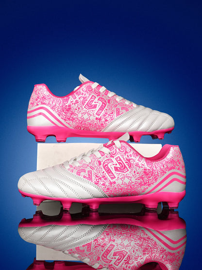 Chaussures de football AG FG pour hommes, tige en PU souple, structure de crampons renforcée, pour adultes, pour les matchs et entraînements de football en plein air sur pelouse.