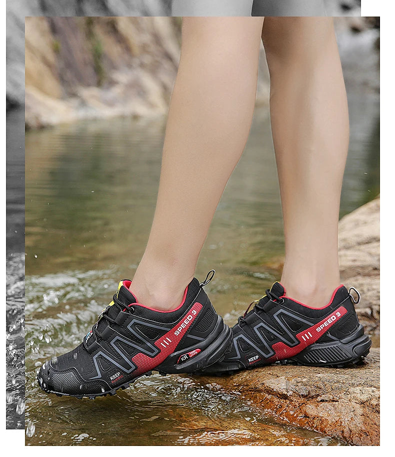 Men Hiking Boots Winter Mountain Safety Outdoor Breathable Wear Resistant Climbing Timberland Unisex Comfortable Male Sneaker