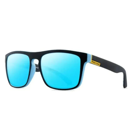 Oculos Masculino Custom Made Myopia Minus Prescription Polarized Lens Square Full-rim Sports Colorful Mirror Sunglasses -1 To-5