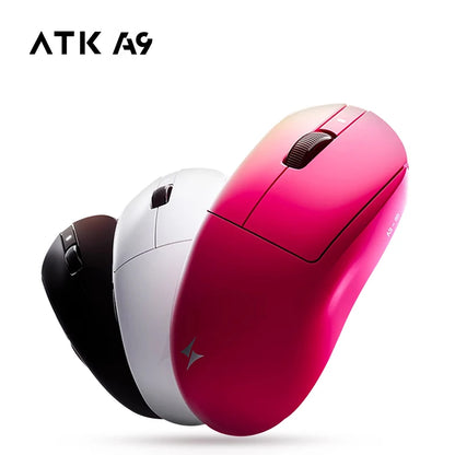 ATK Dragonfly A9 Ultra trådløs gamingmus PAW3950 ultralet tri-mode ergonomisk e-sports FPS-mus til gamere A9 SE Plus