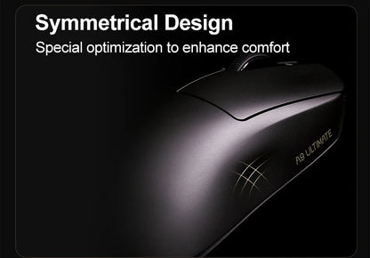 ATK Dragonfly A9 Ultimate brezžična gaming miška A9 Air PAW3950, ultralahka ergonomska e-športna miška za igričarje FPS CSGO A9 Ultra