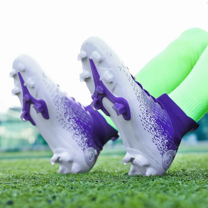Talla 31-45 Zapatillas de fútbol para hombre, botas de fútbol para mujer, tacos de fútbol para niños, zapatillas de entrenamiento para adolescentes, calzado deportivo transpirable