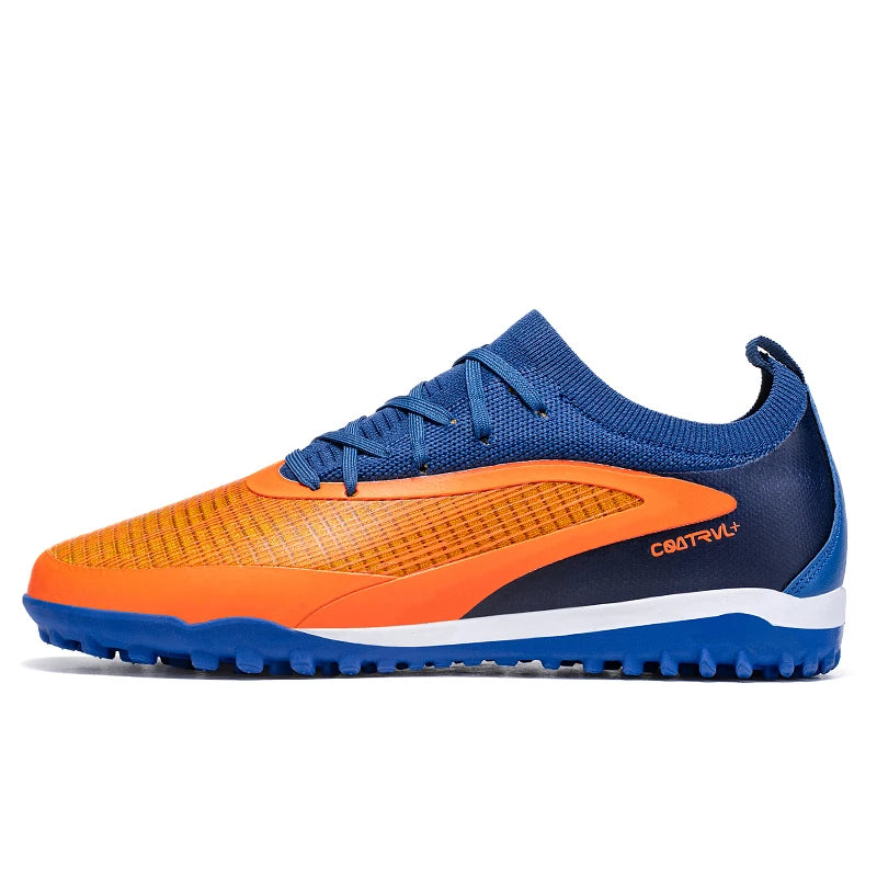 Men New TF Football Boots Sneakers Society Field Resistant Adult Breathable Male Soccer Shoes Training Top Quality Studded