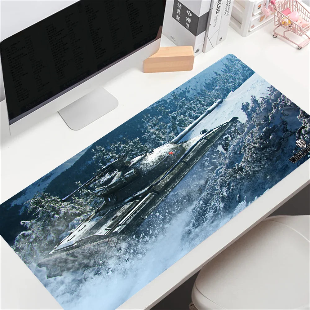 HD Custom World of Tanks – veľká herná podložka pod myš, veľký rozmer, anime podložka pod myš, personalizovaná pre CS:GO, Zelda, World of Warcraft, podložky na stôl